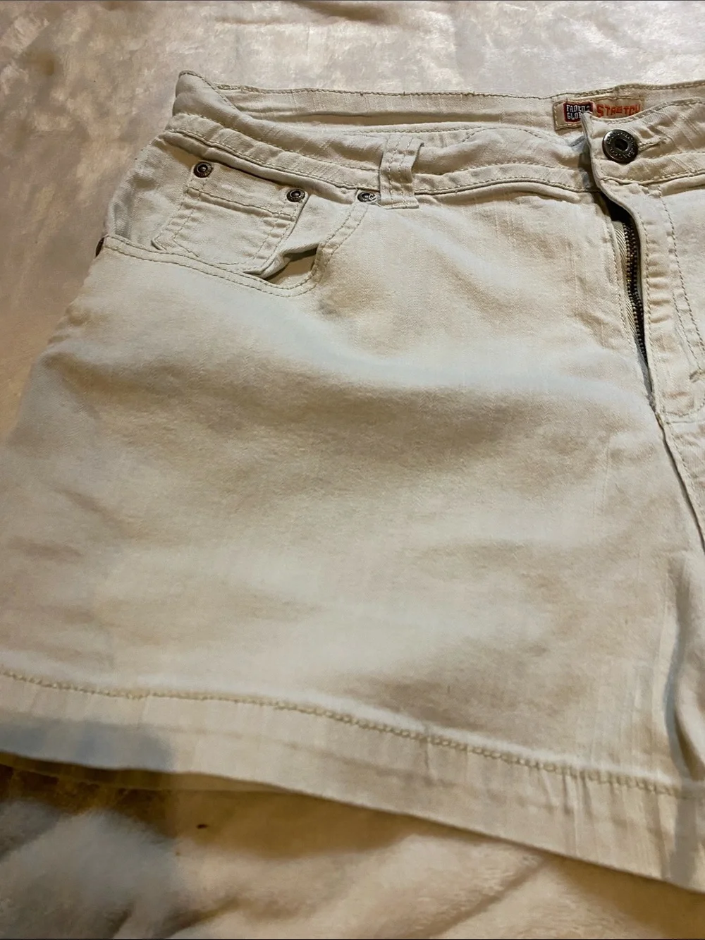 Faded Glory Classic Stretch Comfort Denim Casual Shorts Size [Insert Size]